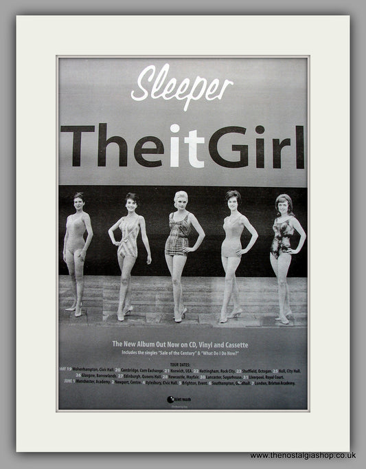 Sleeper - The It Girl. Original Vintage Advert 1996 (ref AD11083)