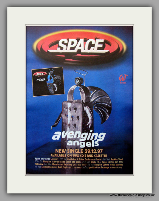 Space - Avenging Angels. Original Vintage Advert 1997 (ref AD11088)