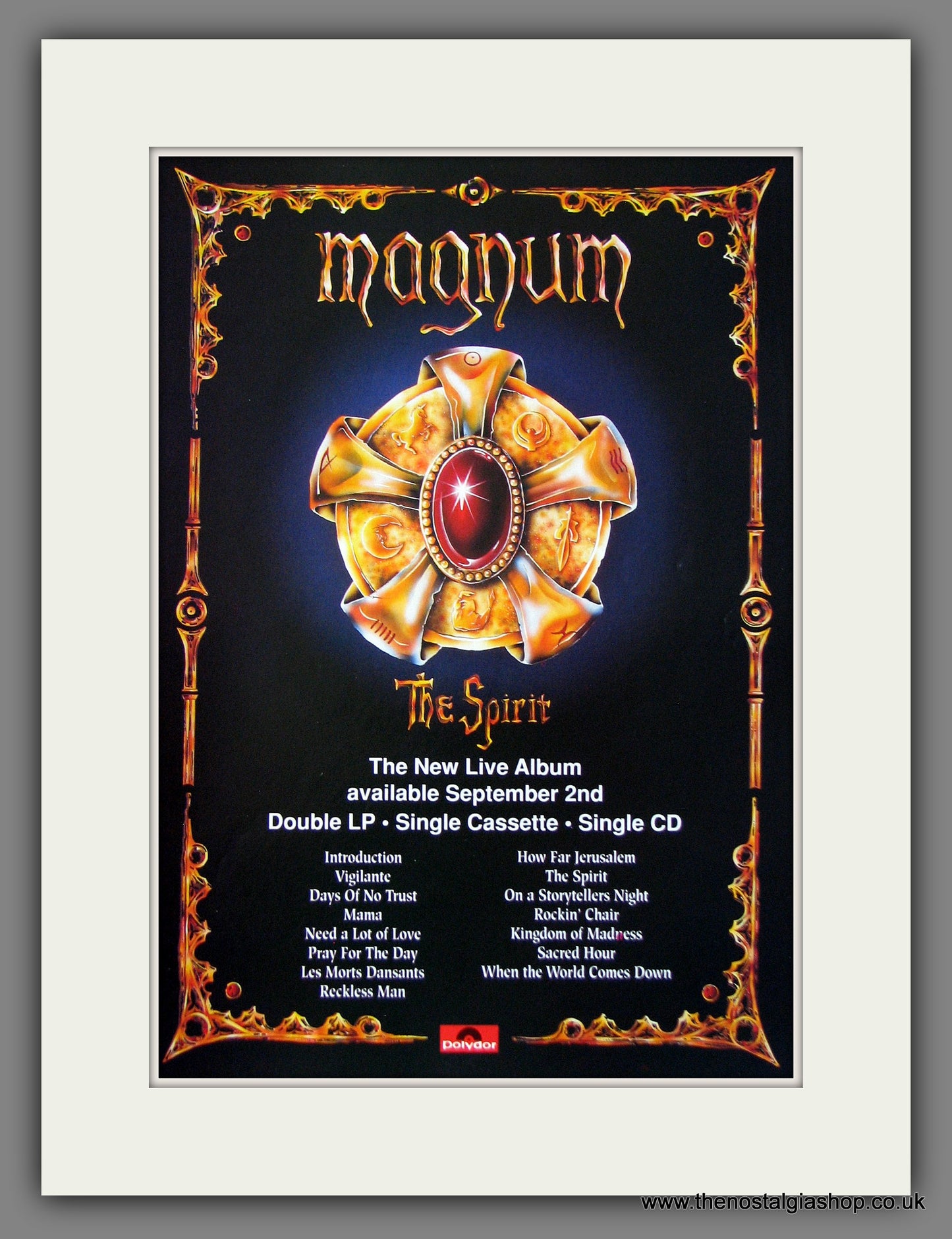 Magnum. The Spirit. Original Music Advert 1991 (ref AD55575)