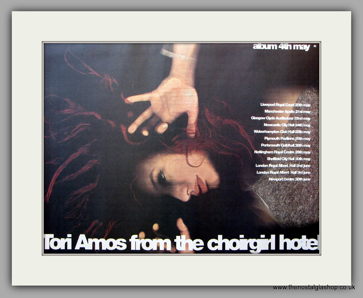 Tori Amos - From The Choir Girl Hotel. Original Vintage Advert 1998 (ref AD11123)