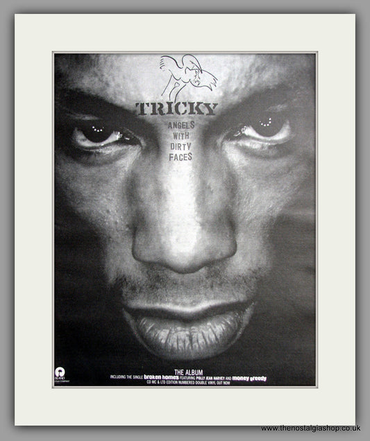 Tricky - Angels With Dirty Faces. Original Vintage Advert 1998 (ref AD11126)