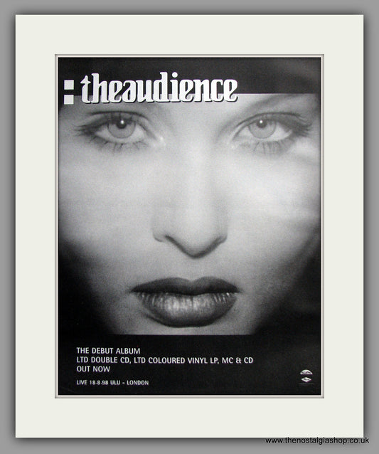 Audience (The) - The Debut Album. Original Vintage Advert 1998 (ref AD11137)