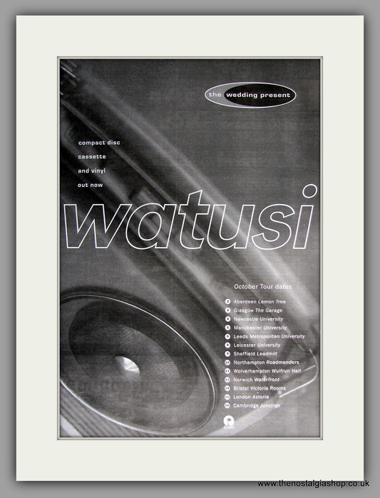 Wedding Present (The) - Watusi. Original Vintage Advert 1994  (ref AD11170)