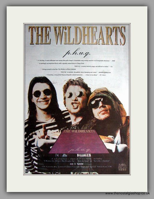 WildHearts (The) - p.h.u.q. Original Vintage Advert 1995  (ref AD11172)