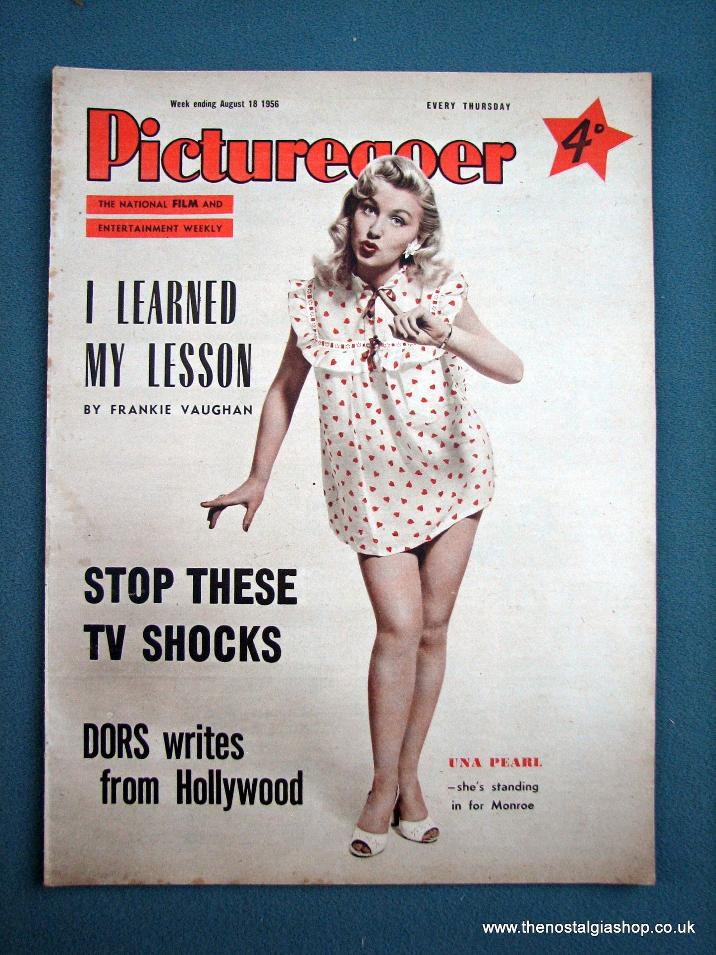 Picturegoer Magazine. Lot of 4 From 1956. (M152)