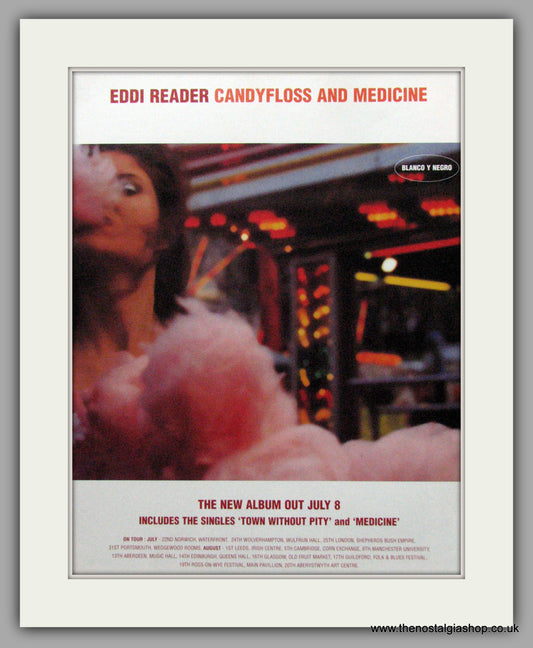 Eddi Reader. Candyfloss And Medicine. Original Advert 1996 (ref AD50199)