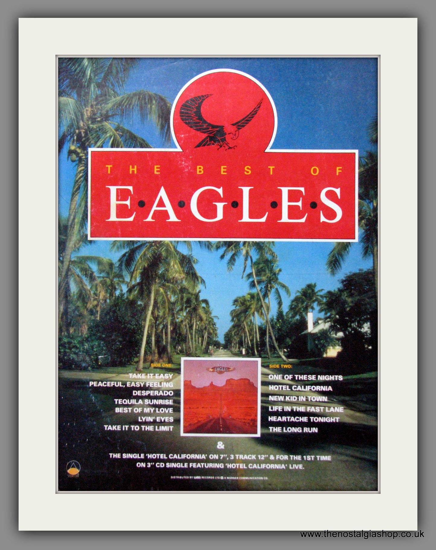 Eagles (The Best of). Original Advert 1988 (ref AD50232)