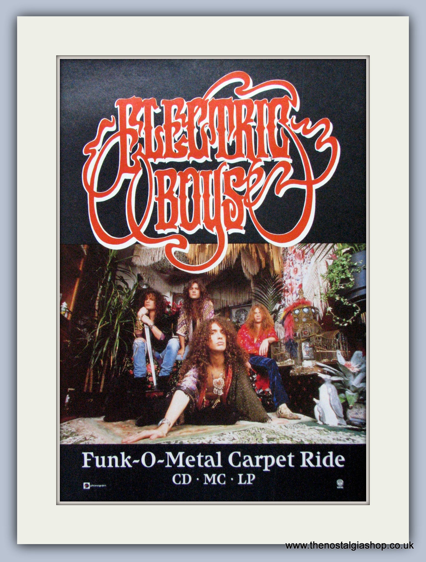 Electric Circus. Funk - O - Metal Carpet Ride. Original Advert 1990 (ref AD50240)