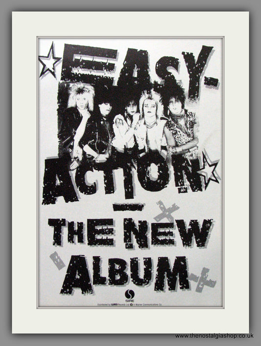 Easy Action, Debut Album. Original Advert 1985 (ref AD50243)