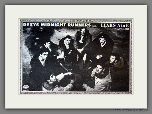 Dexys Midnight Runners. Liars A to E.  Vintage Advert 1981 (ref AD55651)