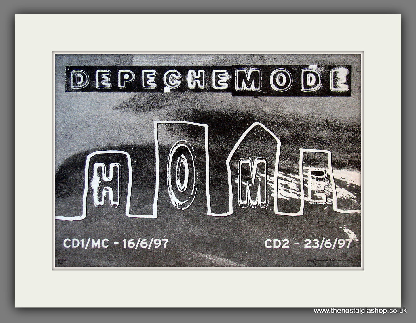 Depeche Mode. Home.  Vintage Advert 1997 (ref AD55655)