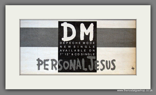 Depeche Mode. Personal Jesus.  Vintage Advert 1989 (ref AD55656)