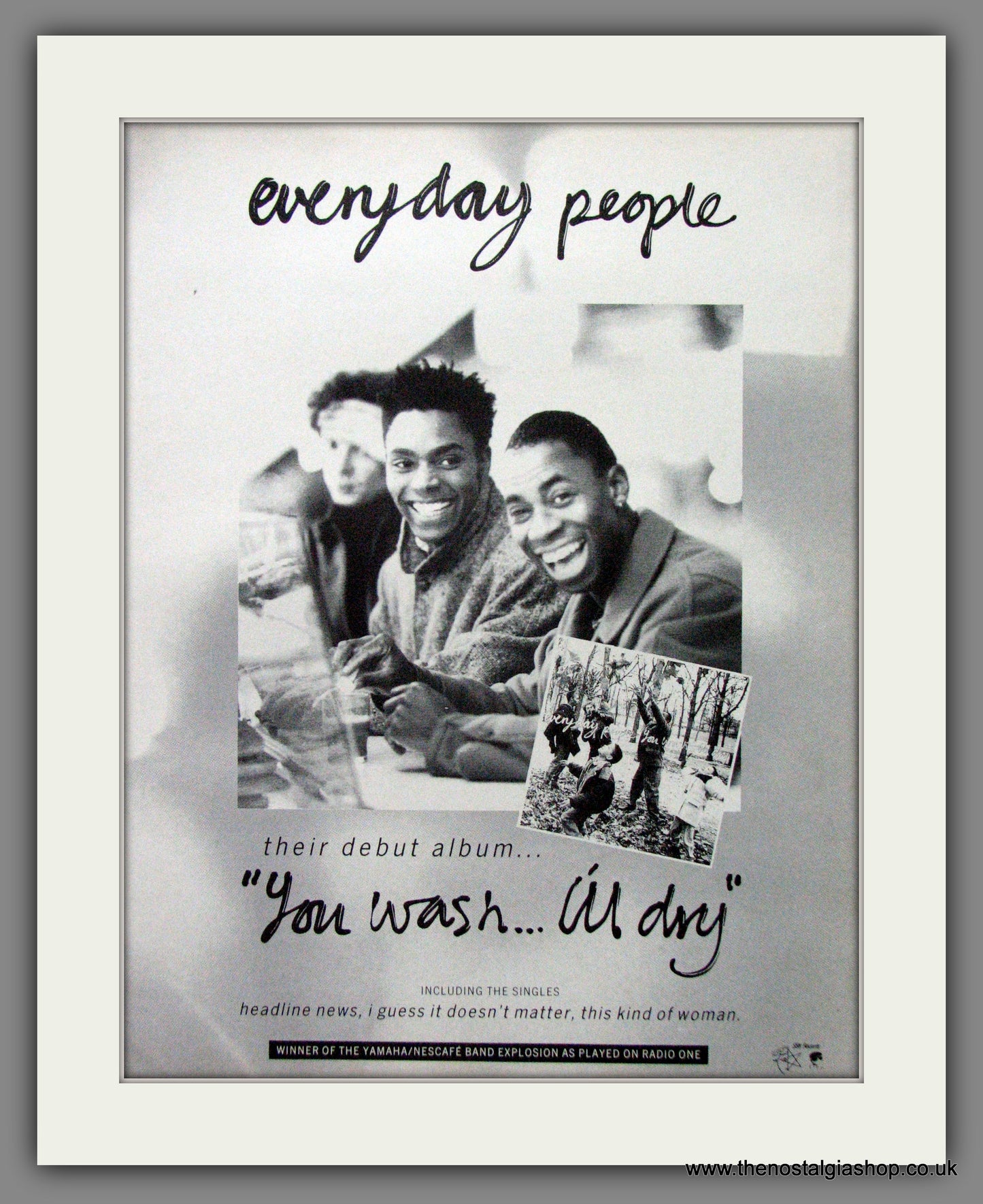 Every Day People - You Wash...I'll Dry. Original Advert 1990 (ref AD50264)