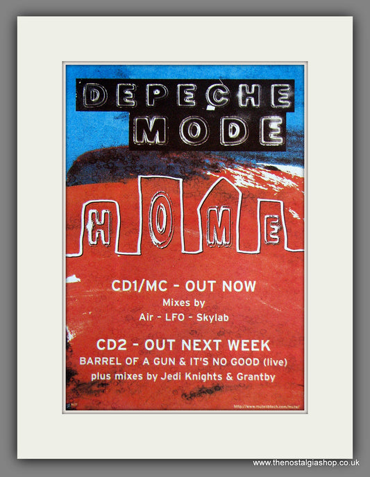 Depeche Mode. Home. Vintage Advert 1997 (ref AD55660)