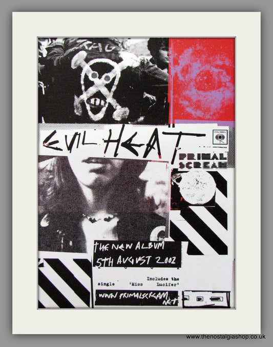 Primal Scream - Evil Heat. Original Advert 2002 (ref AD50268)