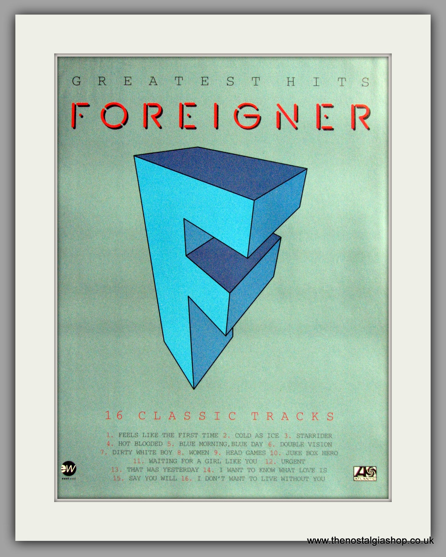 Foreigner - Greatest Hits. Original Advert 2002 (ref AD50287)