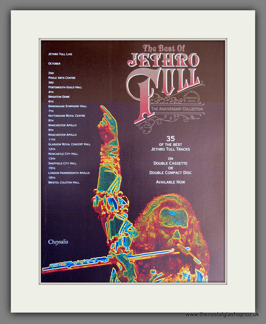 Jethro Tull. UK Tour Dates. Vintage Advert 1993 (ref AD55689)