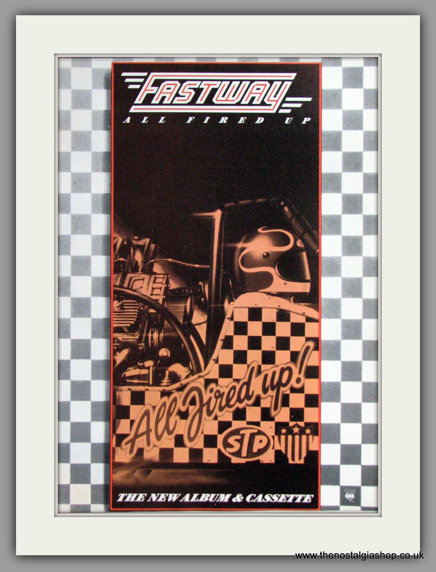 Fastway - All Fired Up. Original Advert 1984 (ref AD50297)