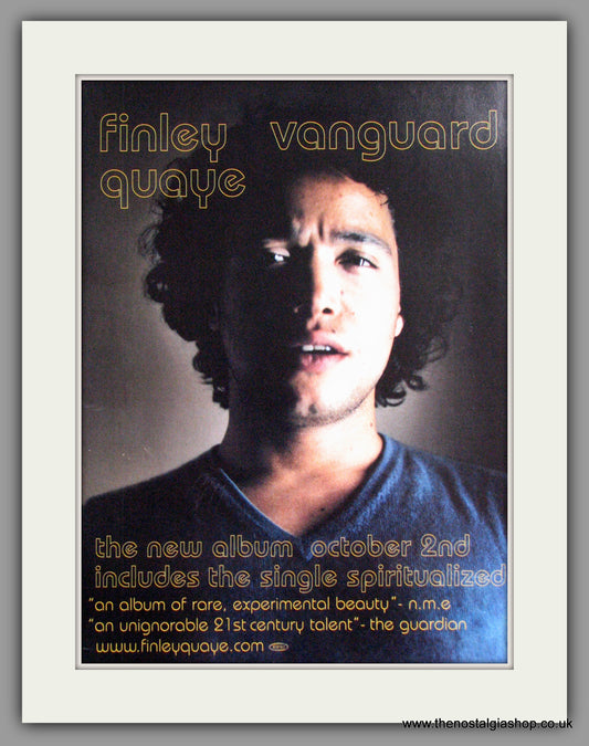 Finley Vanguard Quaye. Original Advert 2000 (ref AD50299)