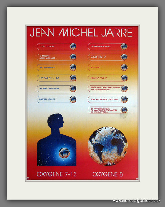 Jean Michel Jarre Oxygene. Vintage Advert 1997 (ref AD55704)