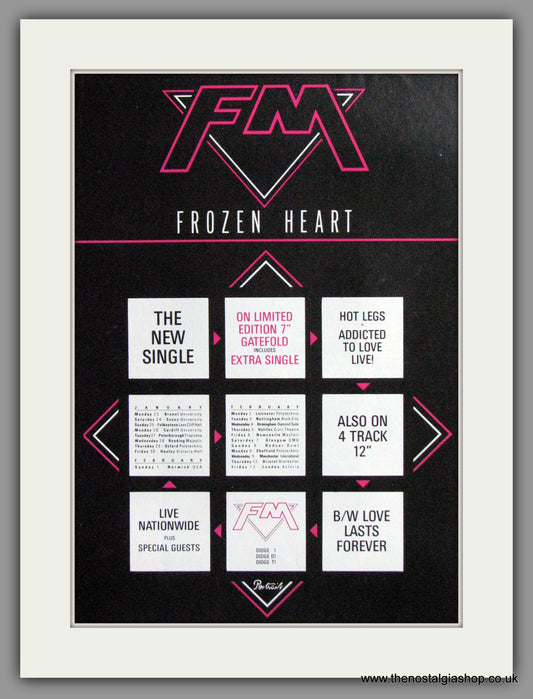 FM - Frozen Heart.  Original Advert 1987 (ref AD50311)