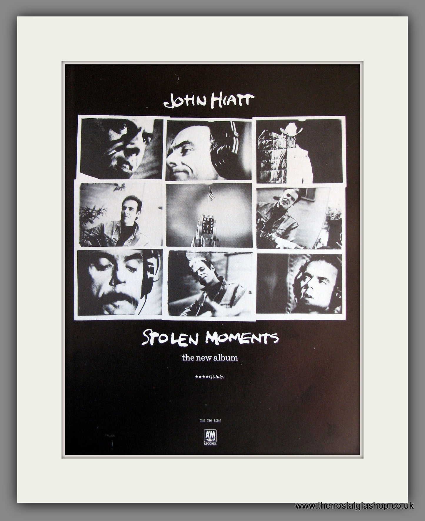 John Hiatt Stolen Moments. Vintage Advert 1990 (ref AD55717)