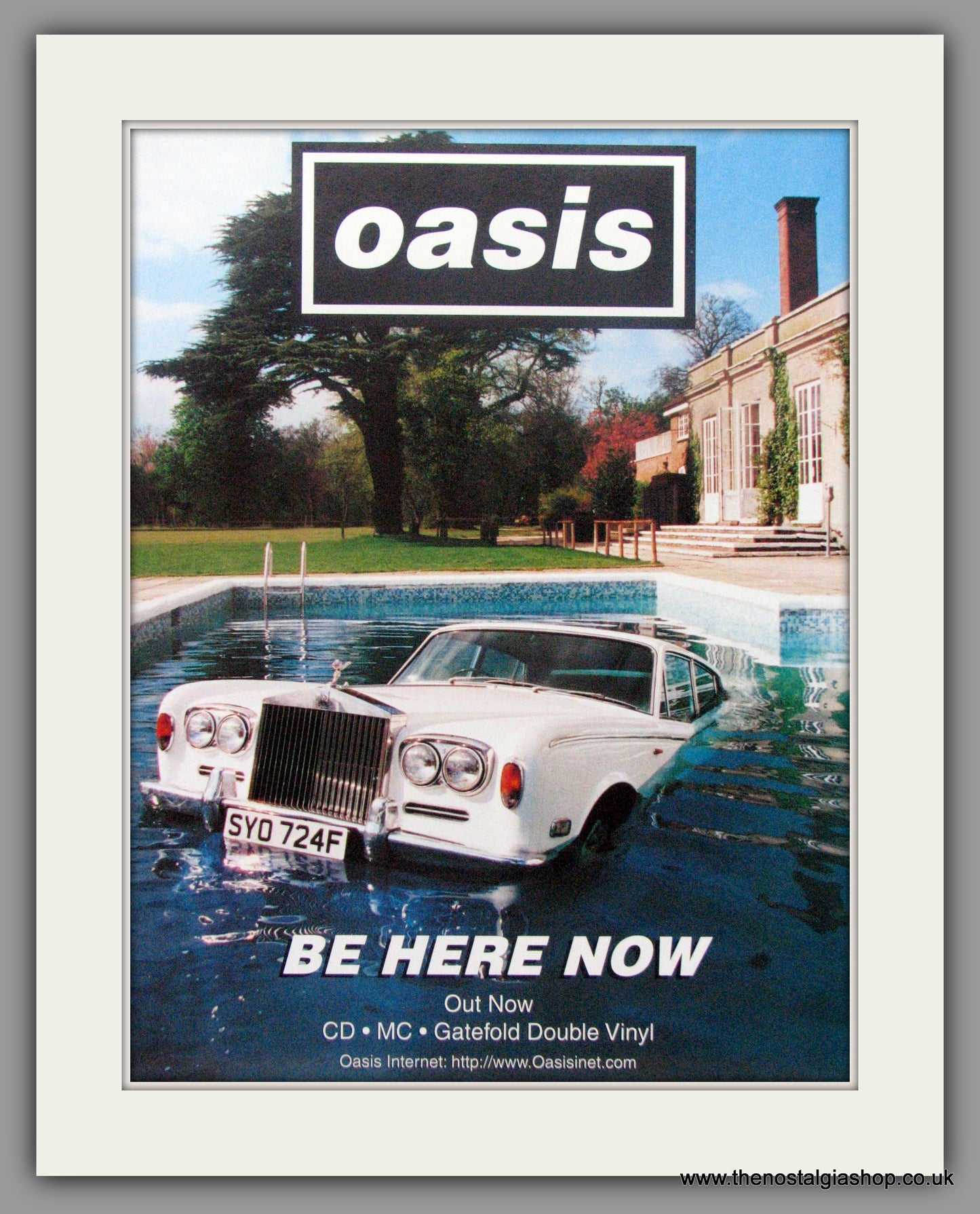 Oasis. Be Here Now. Original advert 1997 (ref AD50517)