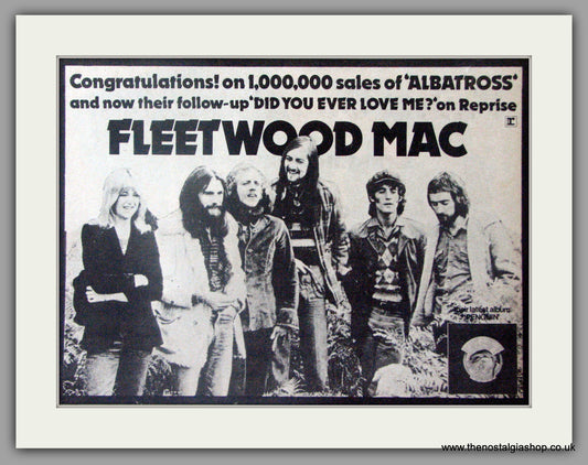 Fleetwood Mac. Albatross.  Vintage Advert 1973 (ref AD50403)