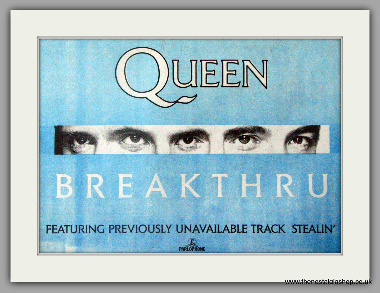 Queen Breakthru.  Vintage Advert 1989 (ref AD50410)