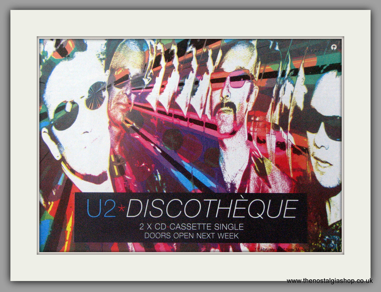 U2 Discotheque. Vintage Advert 1997 (ref AD50443)