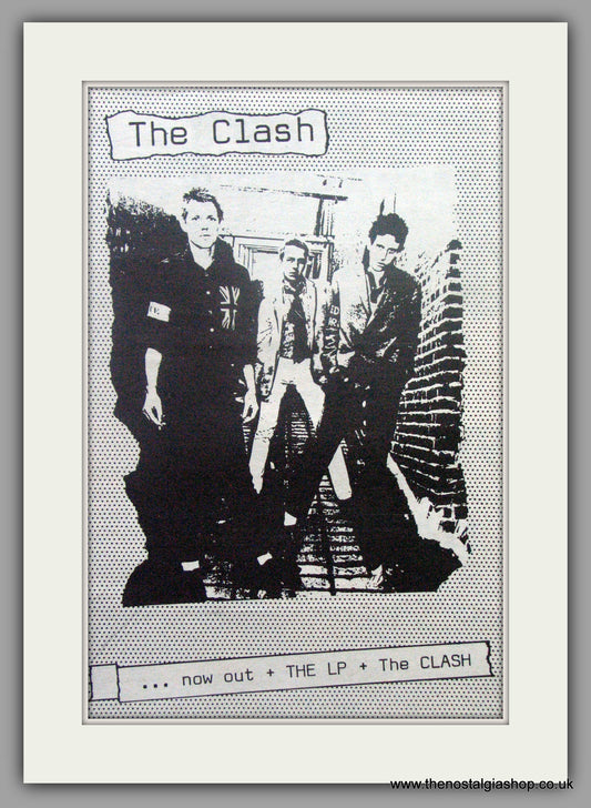 Clash (The) New Album. Vintage Advert 1977 (ref AD50459)