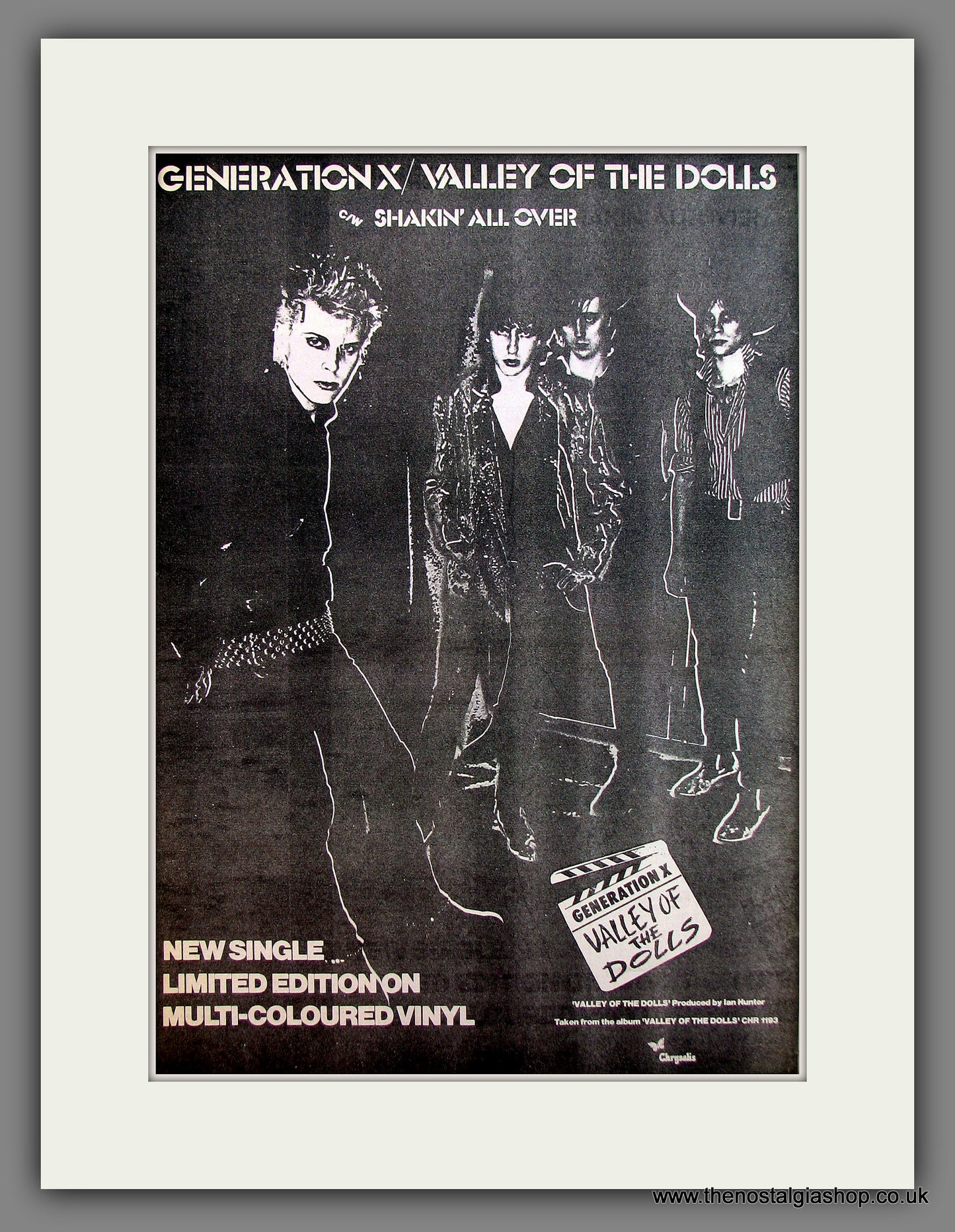 Generation X Valley Of The Dolls. Original advert 1979  (ref AD13151)