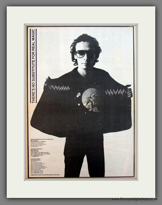 Graham Parker And The Rumours Squeezing Out Sparks. Original advert 1979  (ref AD13152)