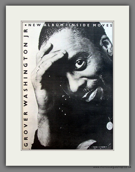 Grover Washington Jr. Inside Moves. Original Vintage Advert 1984 (ref AD13207)