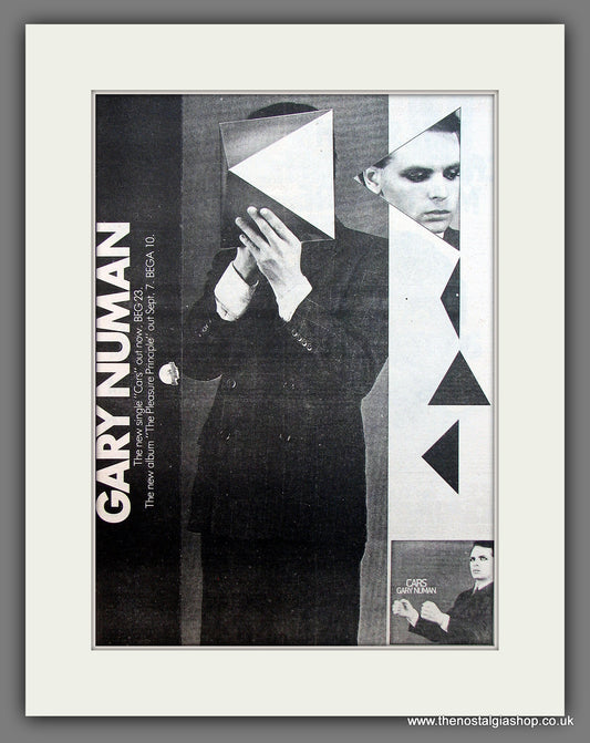 Gary Numan Cars. Original Vintage Advert 1979 (ref AD13232)