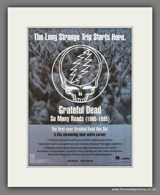 Grateful Dead So Many Roads. Original Vintage Advert 1999 (ref AD13241)