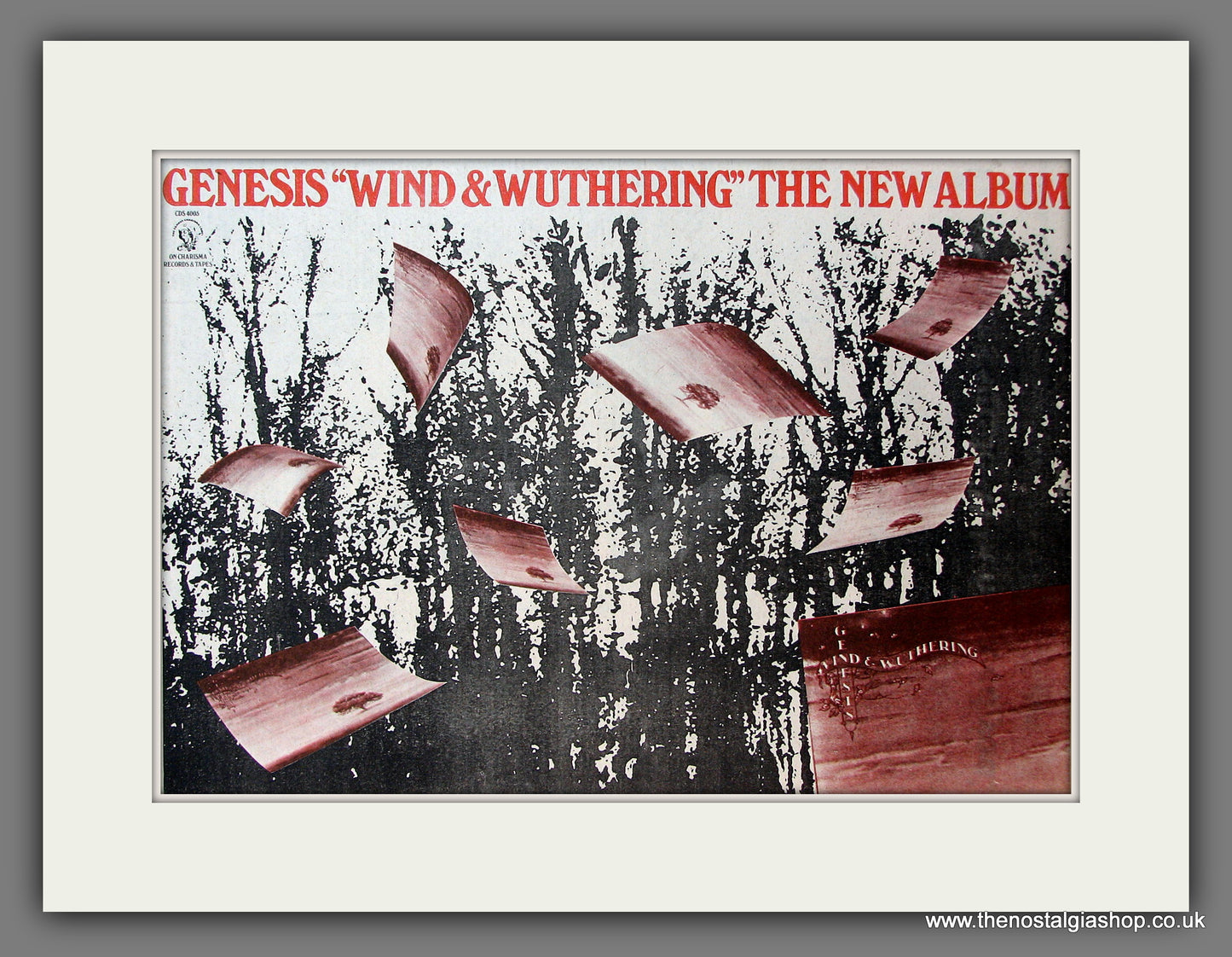 Genesis Wind & Wuthering. Original Vintage Advert 1977 (ref AD13244)