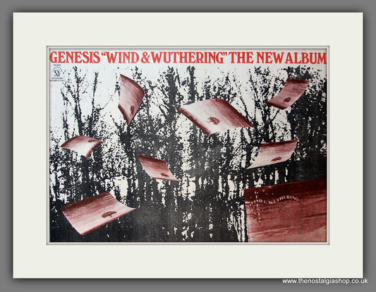 Genesis Wind & Wuthering. Original Vintage Advert 1977 (ref AD13244)