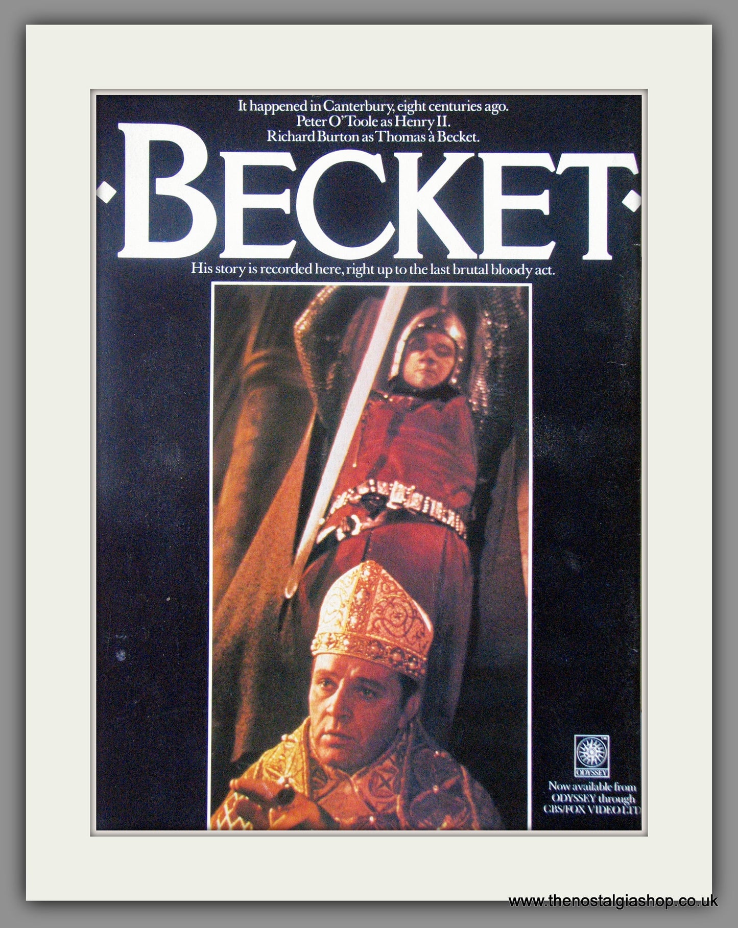 Becket. Original Advert 1983 (ref AD50568)