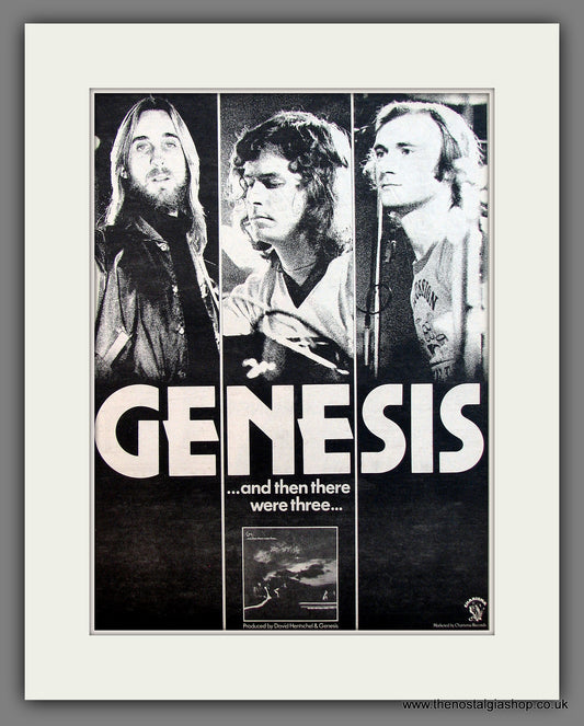 Genesis And Then There Were Three. Original Vintage Advert 1978 (ref AD13265)