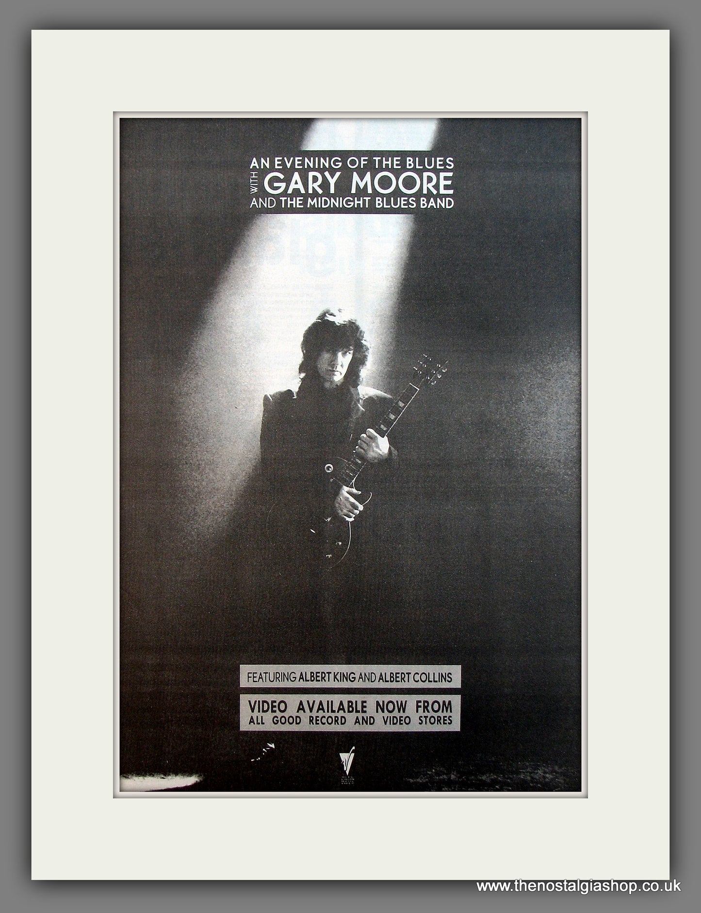 Gary Moore Evening Of The Blues. Original Vintage Advert 1991 (ref AD13272)