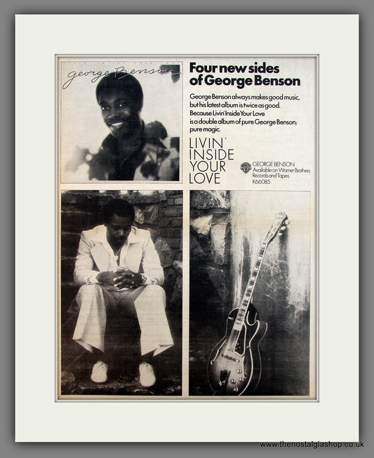 George Benson Livin' Inside Your Love. Original Vintage Advert 1979 (ref AD13277)