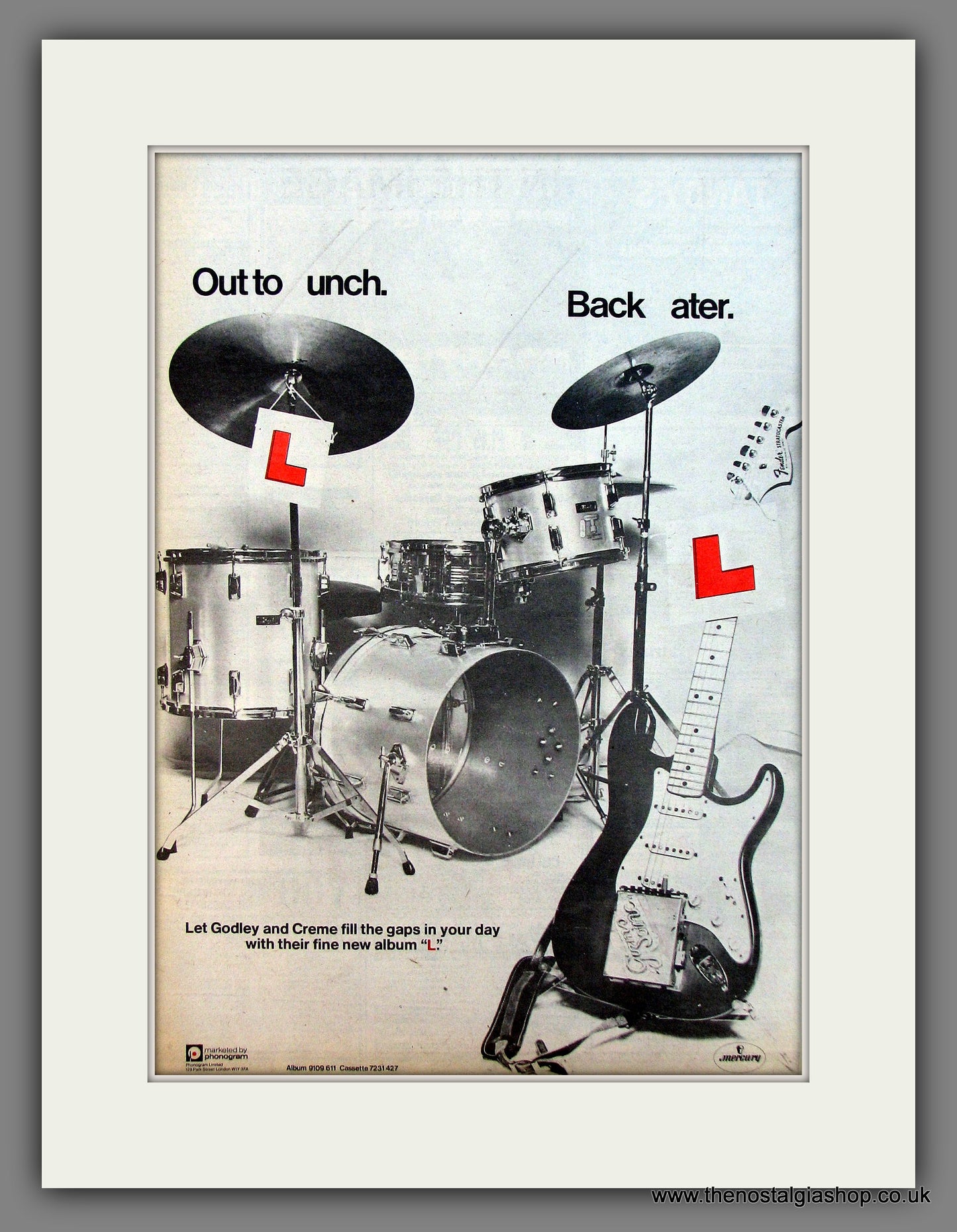 Godley & Creme New Album L. Original Vintage Advert 1978 (ref AD13321)