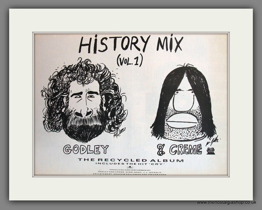 Godley & Creme History Mix Volume 1. Original Vintage Advert 1985 (ref AD13328)