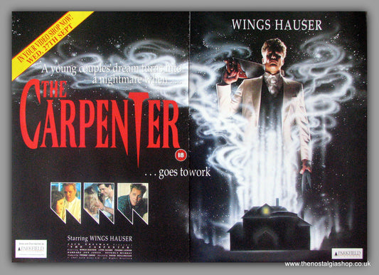 Carpenter (The). Double Original Advert 1989 (AD50645)