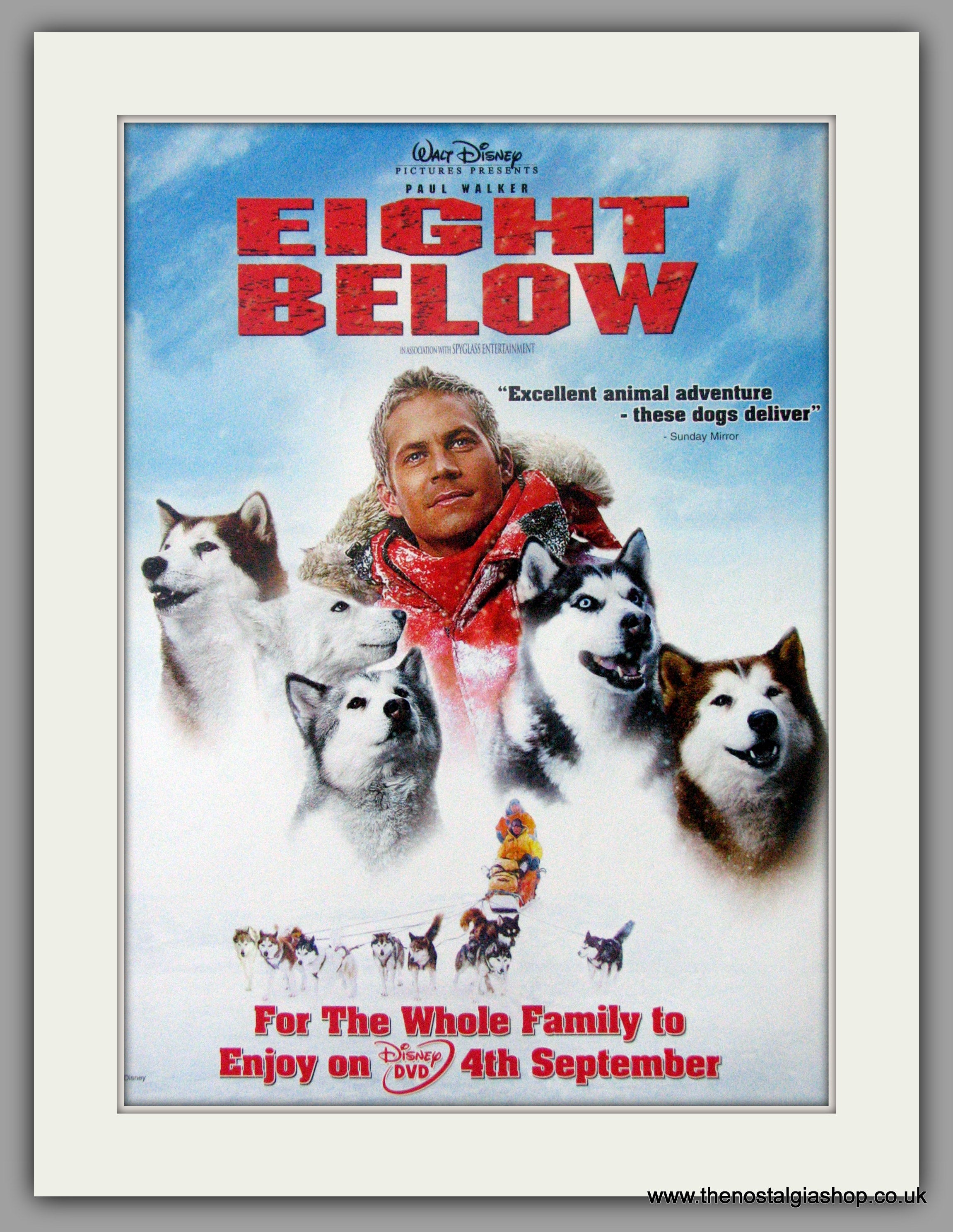 Eight Below Walt Disney. Original Advert 2006 advert (AD50720) – The ...