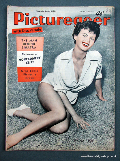 Picturegoer Magazine. Lot of 4 From 1959. (M189)