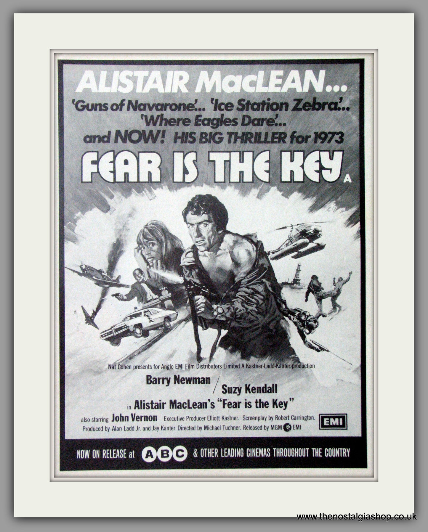 Fear Is The Key. Original Advert 1973  (AD50761)