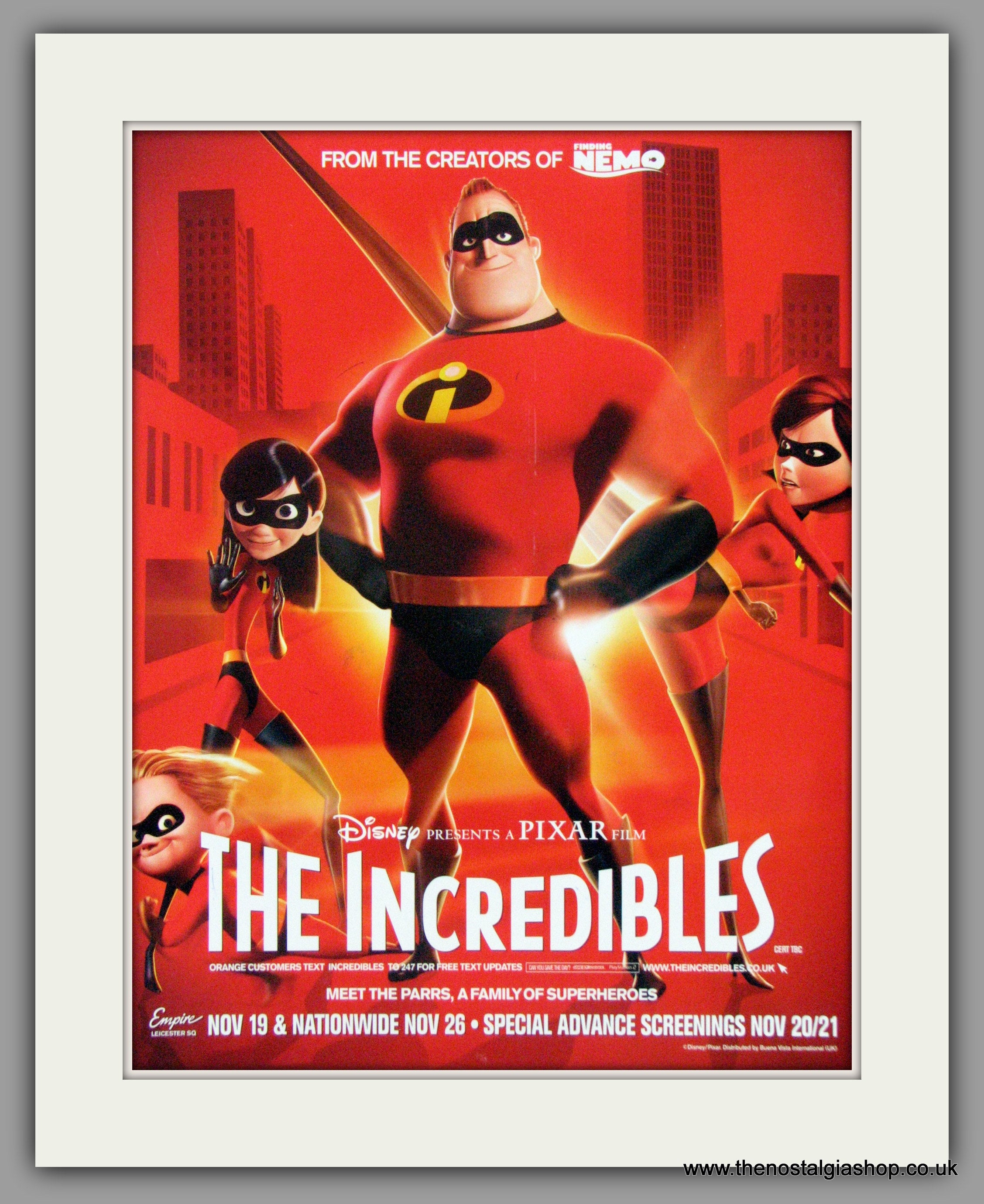 Incredibles (The) Vintage Advert 2004 (ref AD50875) – The Nostalgia Shop