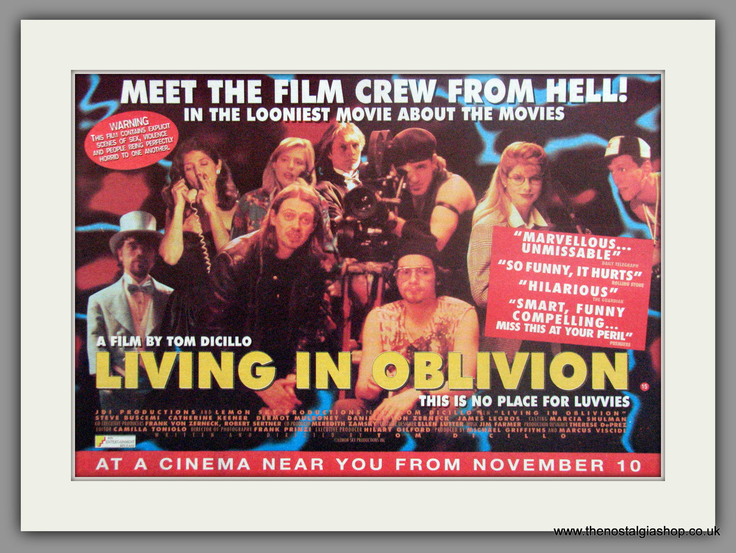 Living In Oblivion. Original Advert 1995 (ref AD51060)